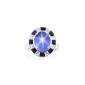 Platinum 7.59ct Star Sapphire Ring